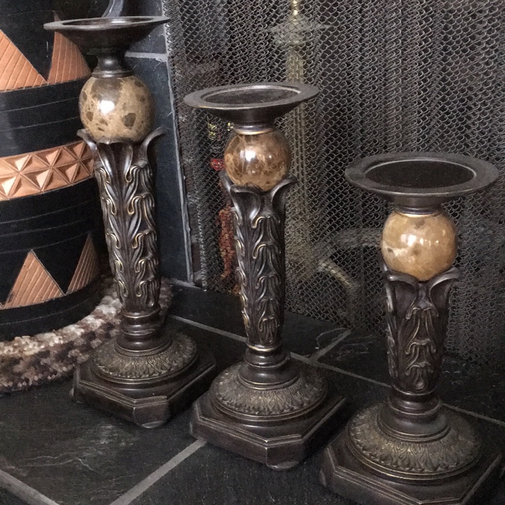 Set of 3 candlesticks
